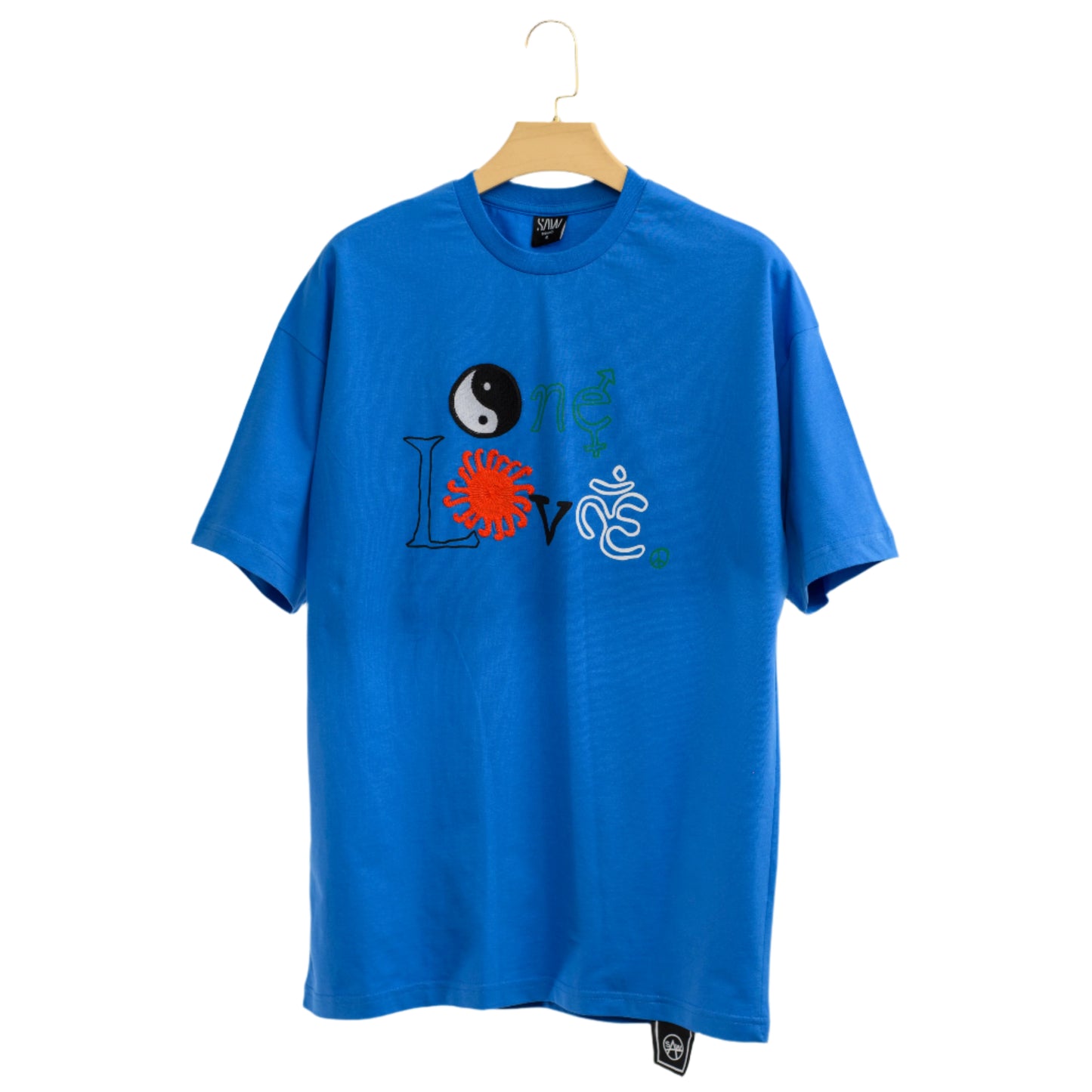 Men Letter "ONE LOVE" Graphic T-shirt