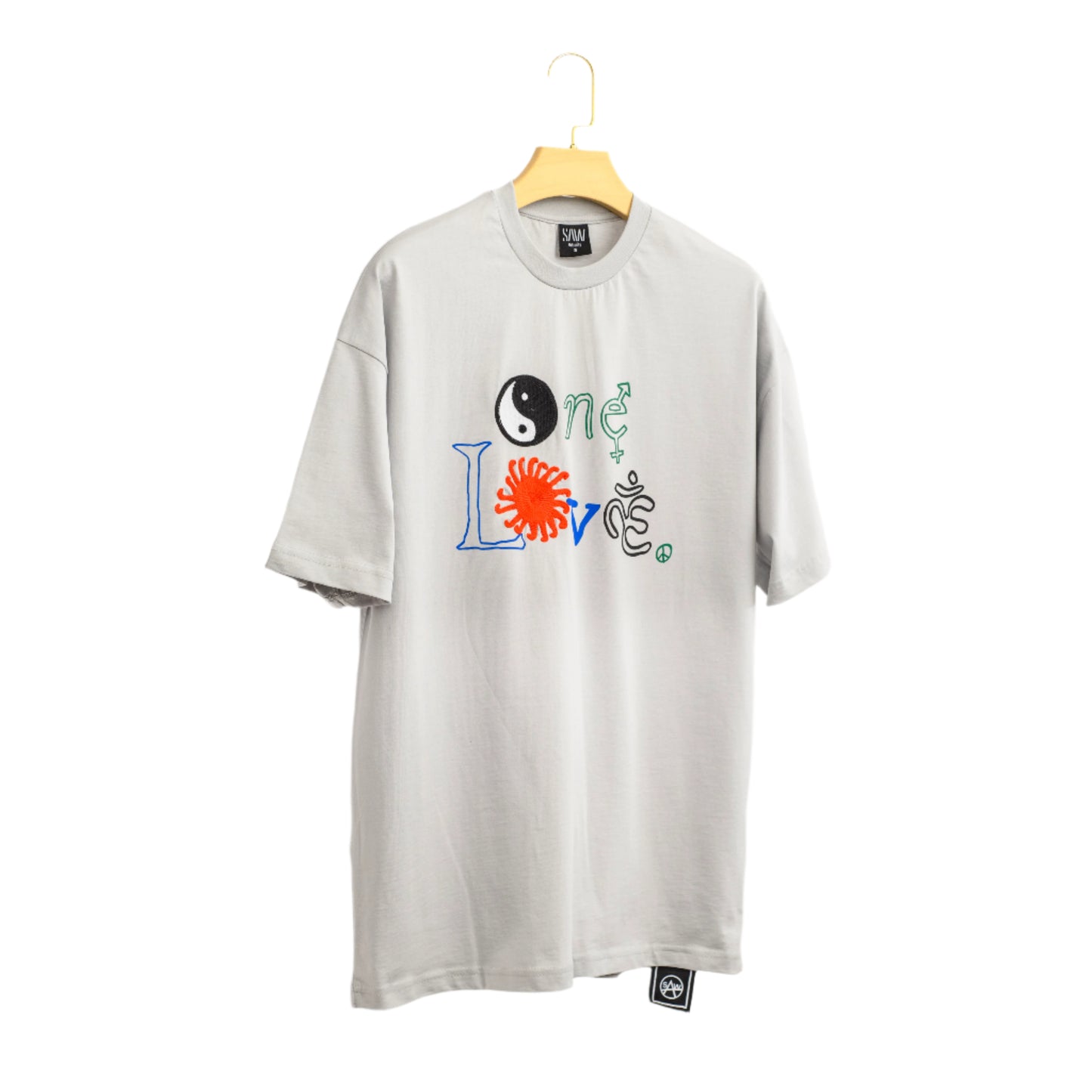Men Letter "ONE LOVE" Graphic T-shirt
