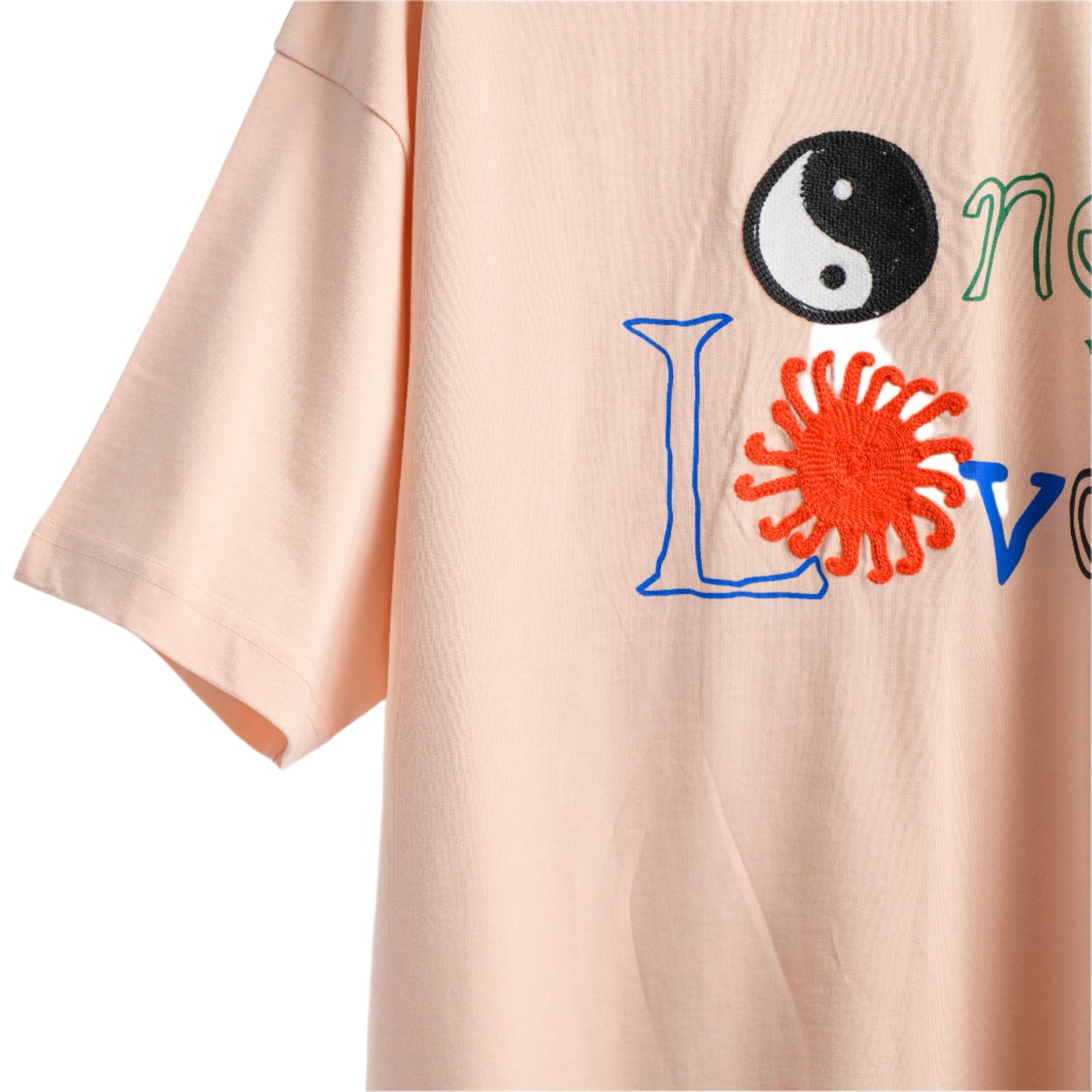 Men Letter "ONE LOVE" Graphic T-shirt