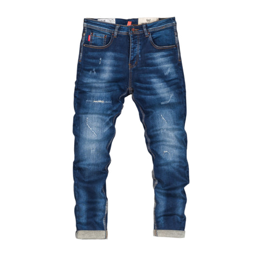 Gee2 Island Indigo Edge Distressed Denim