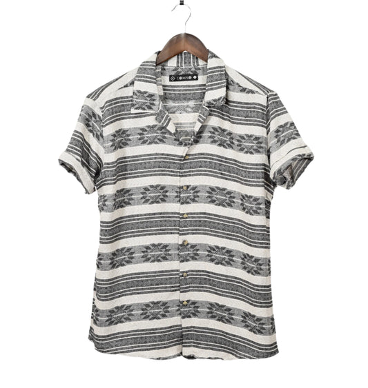 Neutral Striped Pattern Shirt ONLY