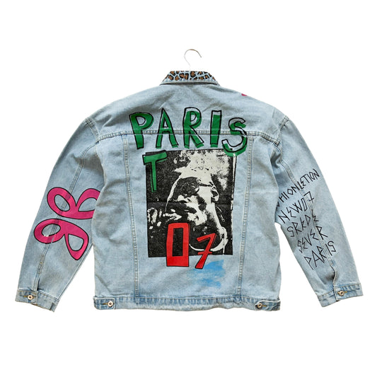 Pari Paint On Jean Jacket