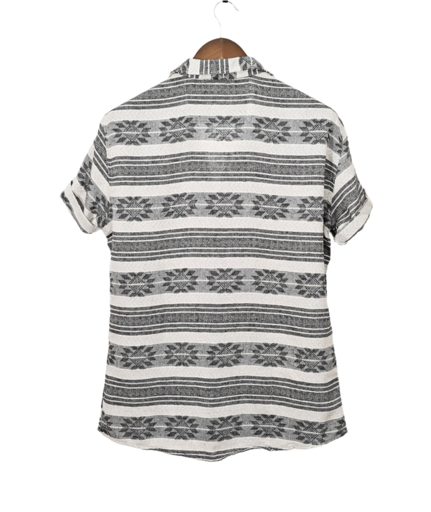 Neutral Striped Pattern Shirt ONLY