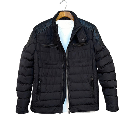 Men Light leather Patched Jacket