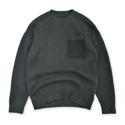 Core Knit Pocket Crew Sweater