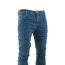 Load image into Gallery viewer, Men Carrot Fit Blue Skinny Denim
