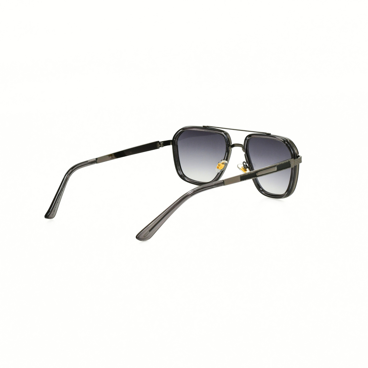 LOWKAL Executive Double-Bar Square Sunglasses