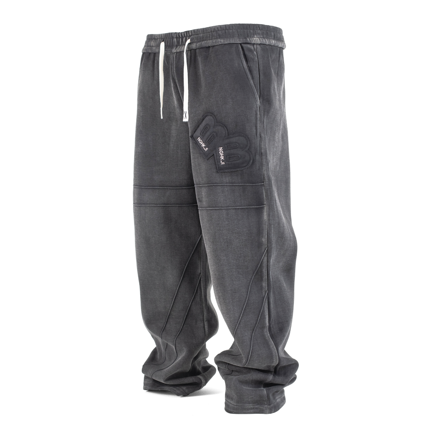 Urban Drift Heavywash Wide-Leg Joggers