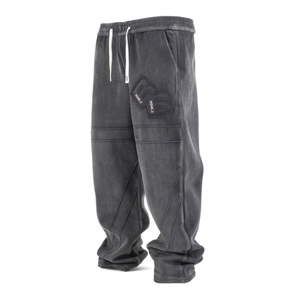 Urban Drift Heavywash Wide-Leg Joggers