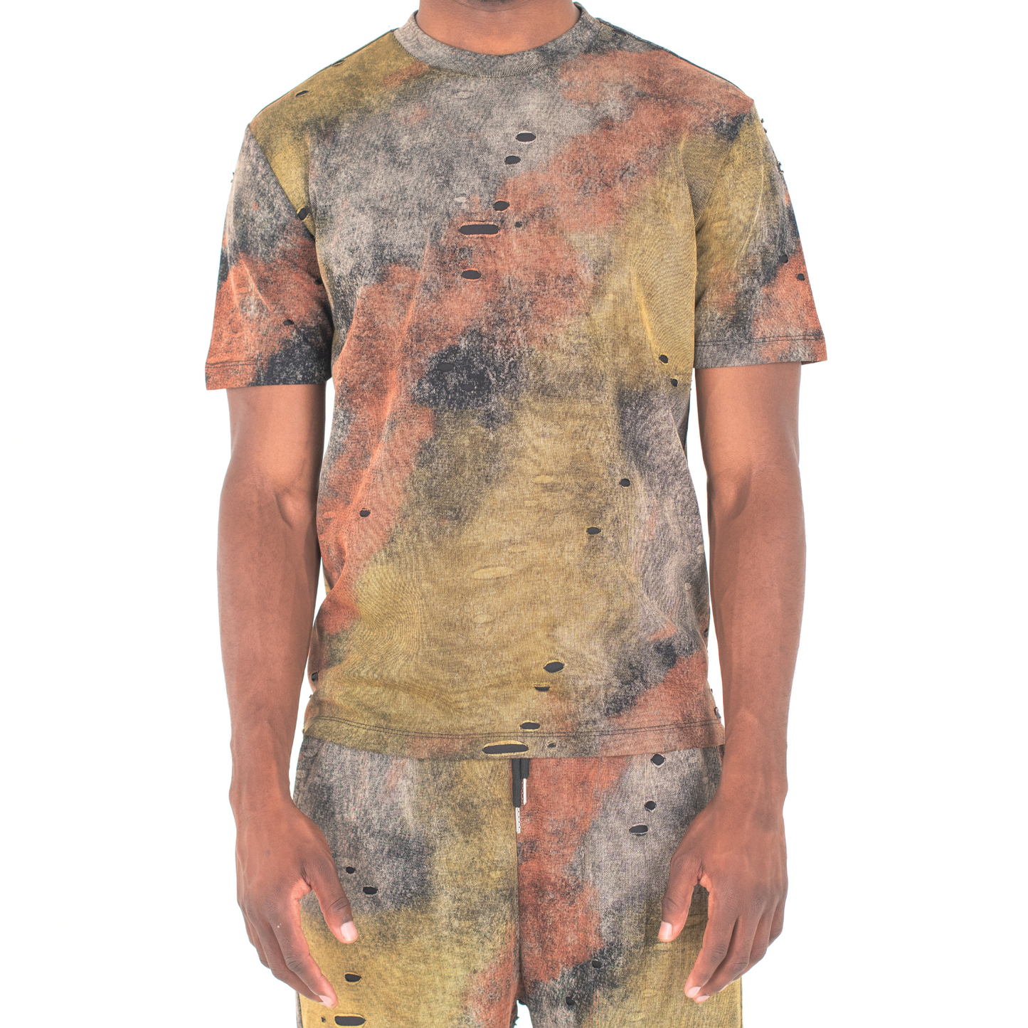 Urban Storm Distressed Tie-Dye 2-Piece Set