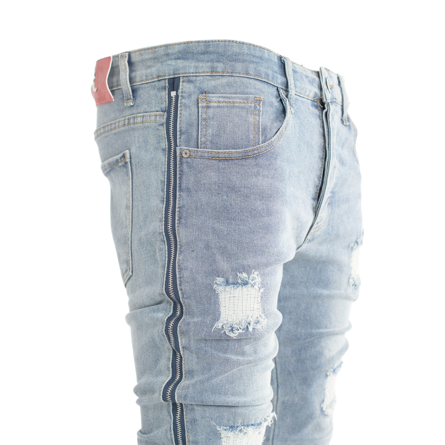 Glacier Grind Distressed Skinny Denim