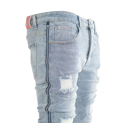Glacier Grind Distressed Skinny Denim