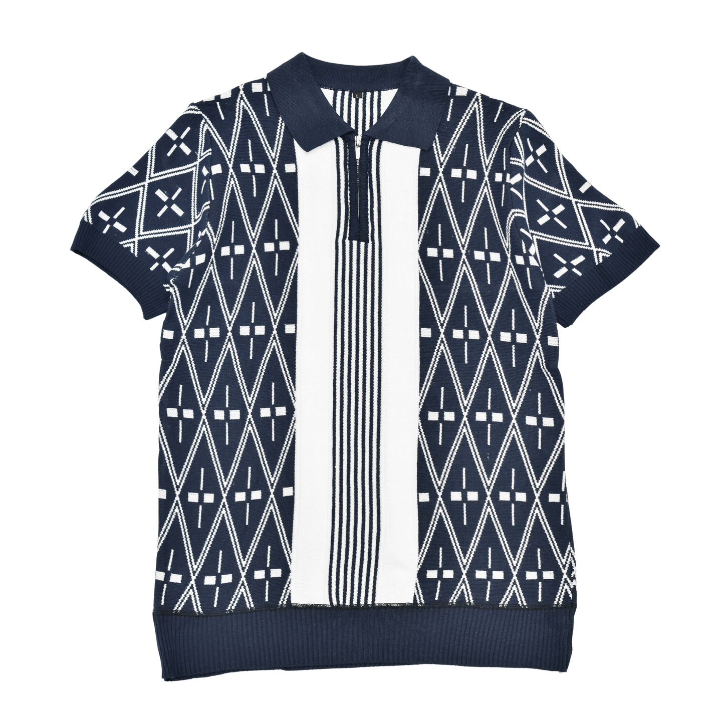Heritage Diamond Knit Polo Shirt Collection