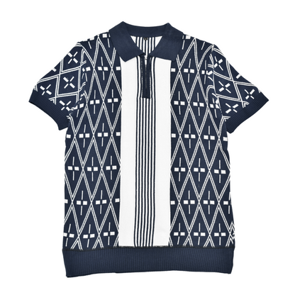 Heritage Diamond Knit Polo Shirt Collection