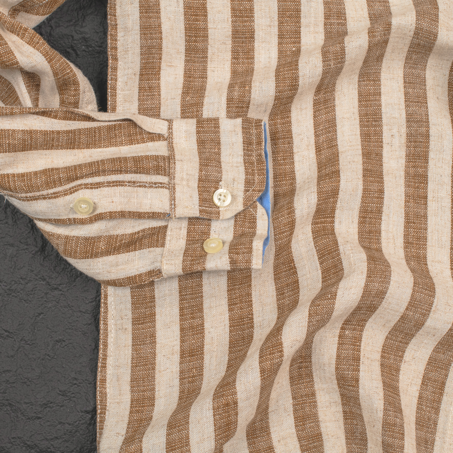 Heritage Linen Stripe Long Sleeve Shirt