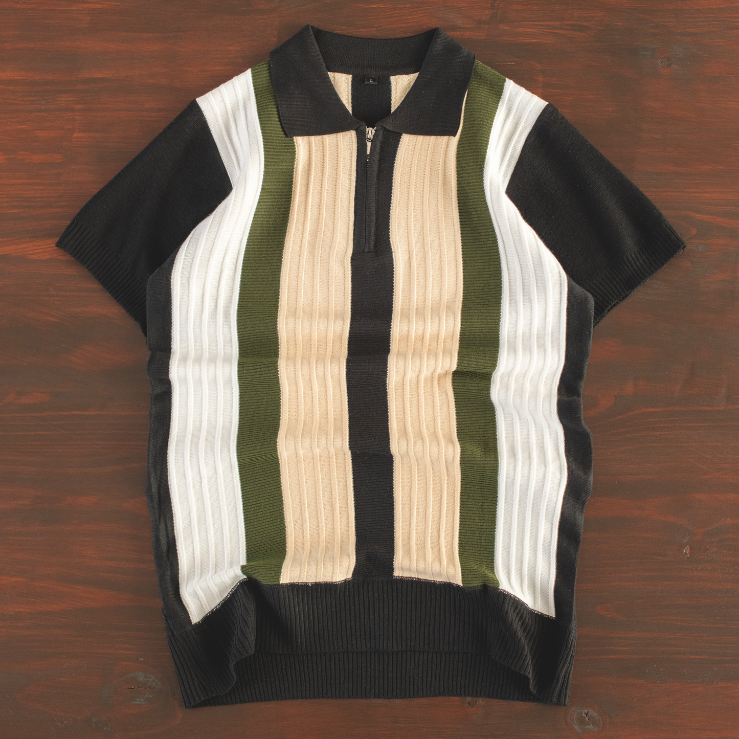 Urban Heritage Stripe Knit Polo