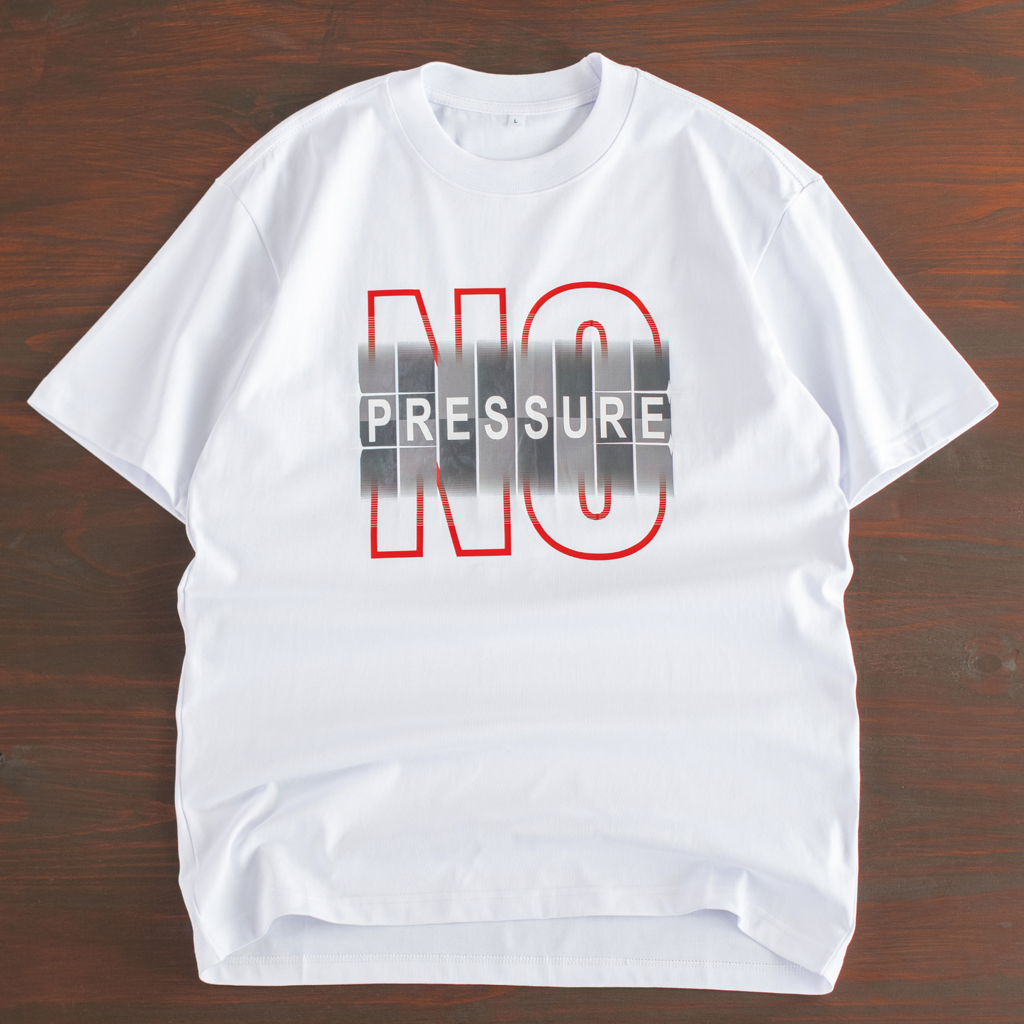 No Pressure Graphic Oversized T-shirt