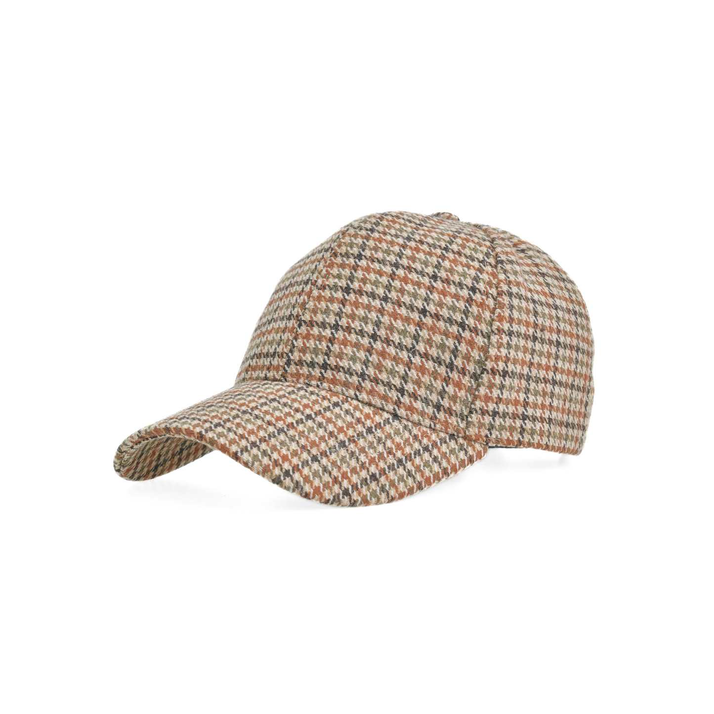 Men's Houndstooth Plaid Casual Baseball Cap