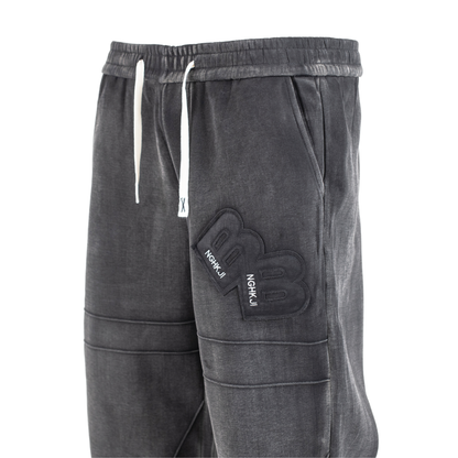 Urban Drift Heavywash Wide-Leg Joggers