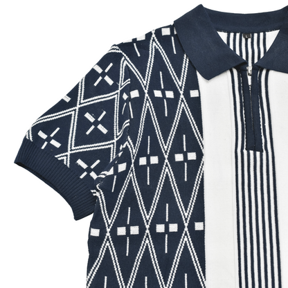 Heritage Diamond Knit Polo Shirt Collection
