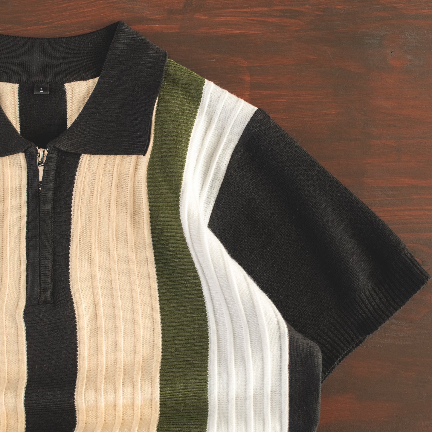Urban Heritage Stripe Knit Polo
