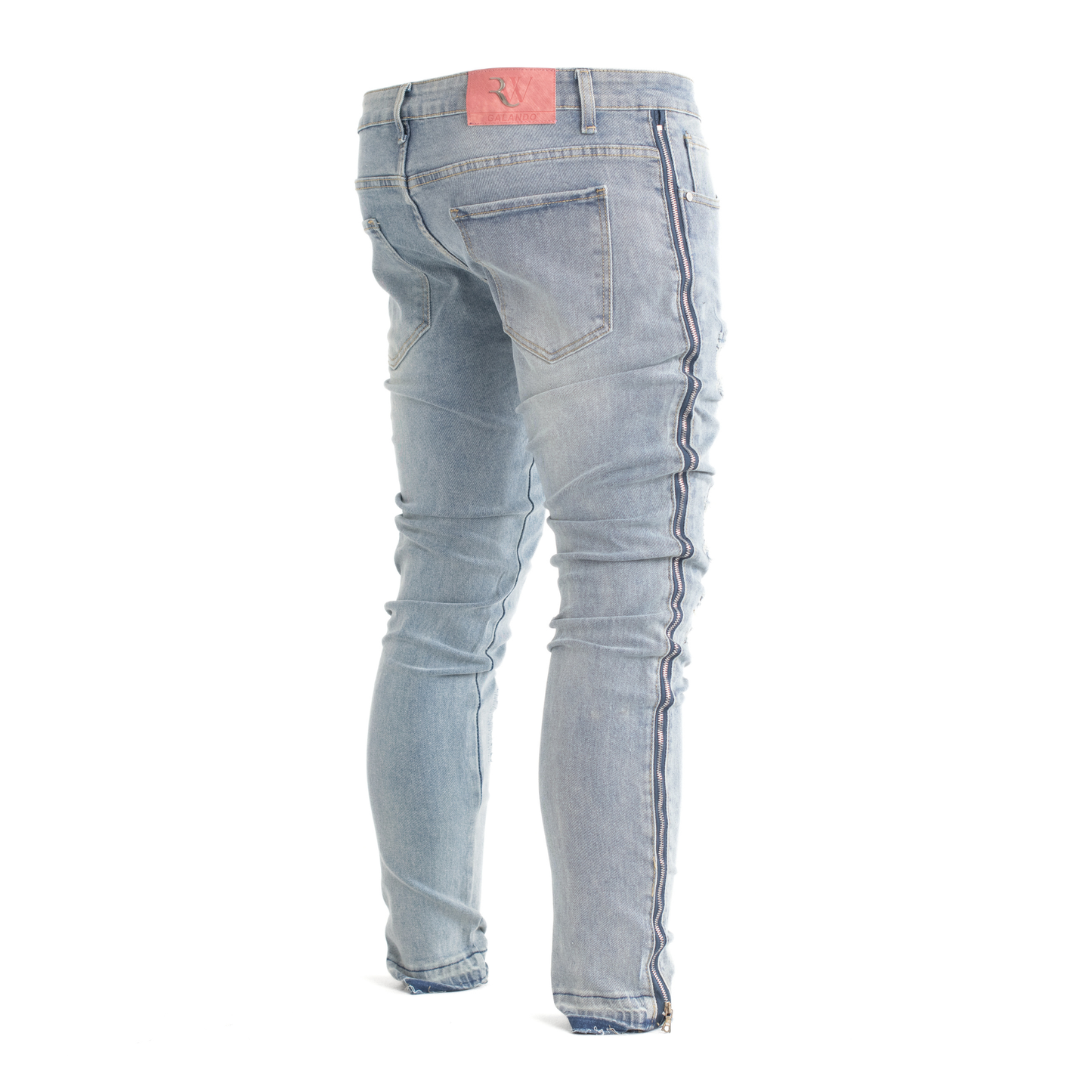 Glacier Grind Distressed Skinny Denim