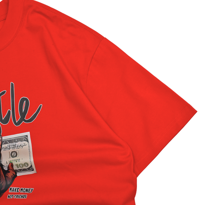LOWKAL Hustle Graphic Oversized T-Shirt