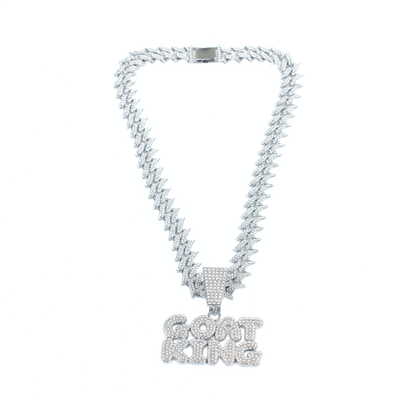 GOAT KING Iced Cuban Chain & Pendant