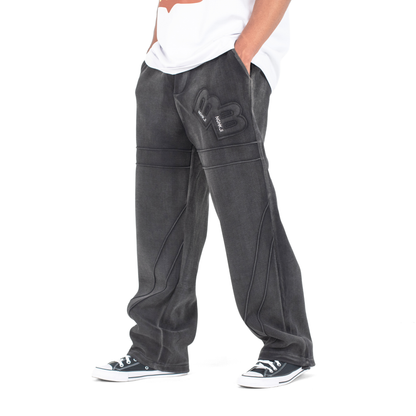 Urban Drift Heavywash Wide-Leg Joggers