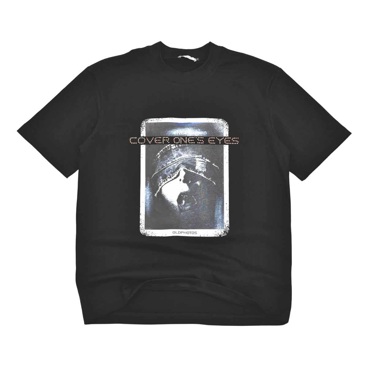 Hidden Vision Rhinestone Graphic T-Shirt