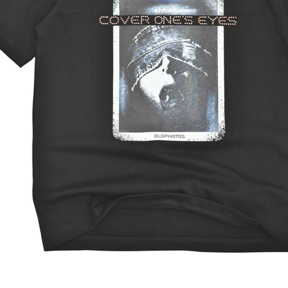 Hidden Vision Rhinestone Graphic T-Shirt