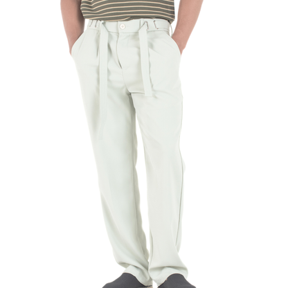 Coastal Breeze Relaxed Tie-Belt Trouser