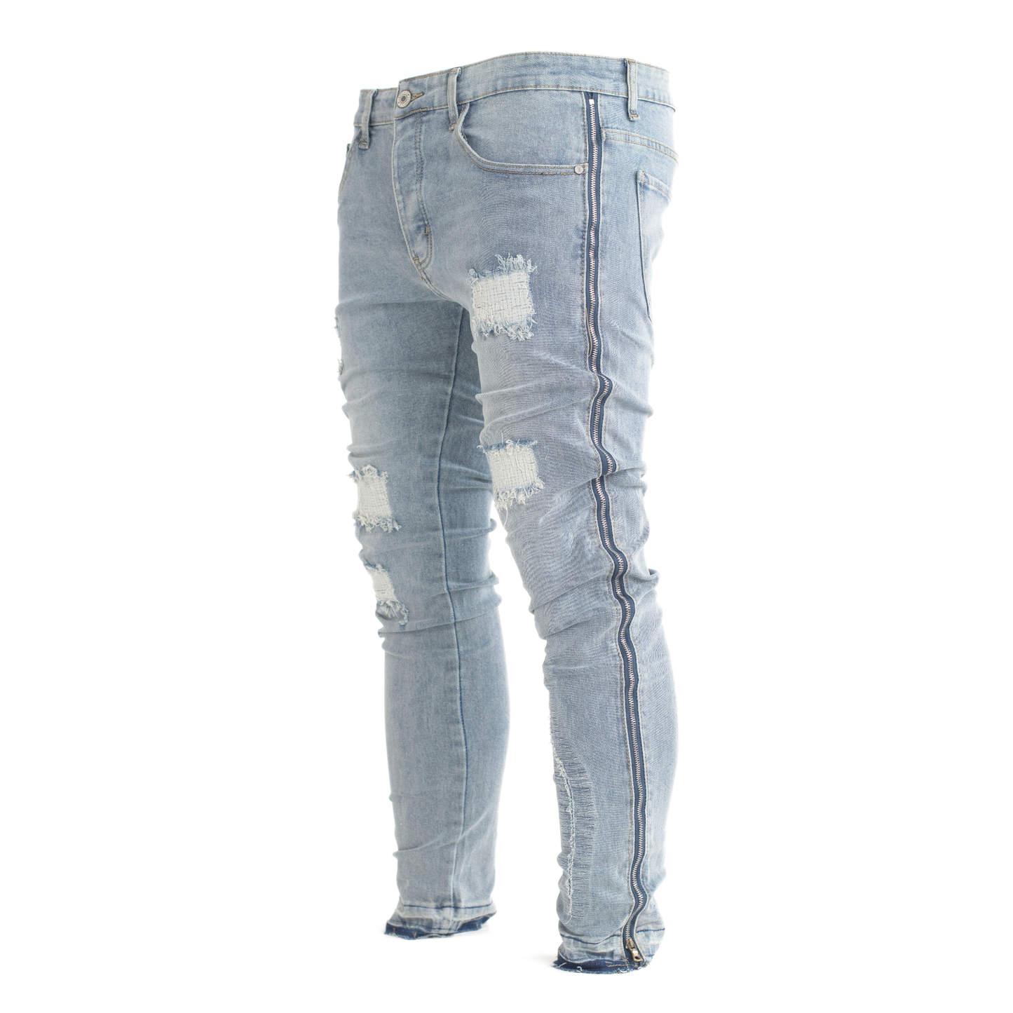 Glacier Grind Distressed Skinny Denim