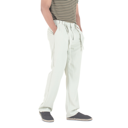 Coastal Breeze Relaxed Tie-Belt Trouser