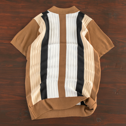 Urban Heritage Stripe Knit Polo