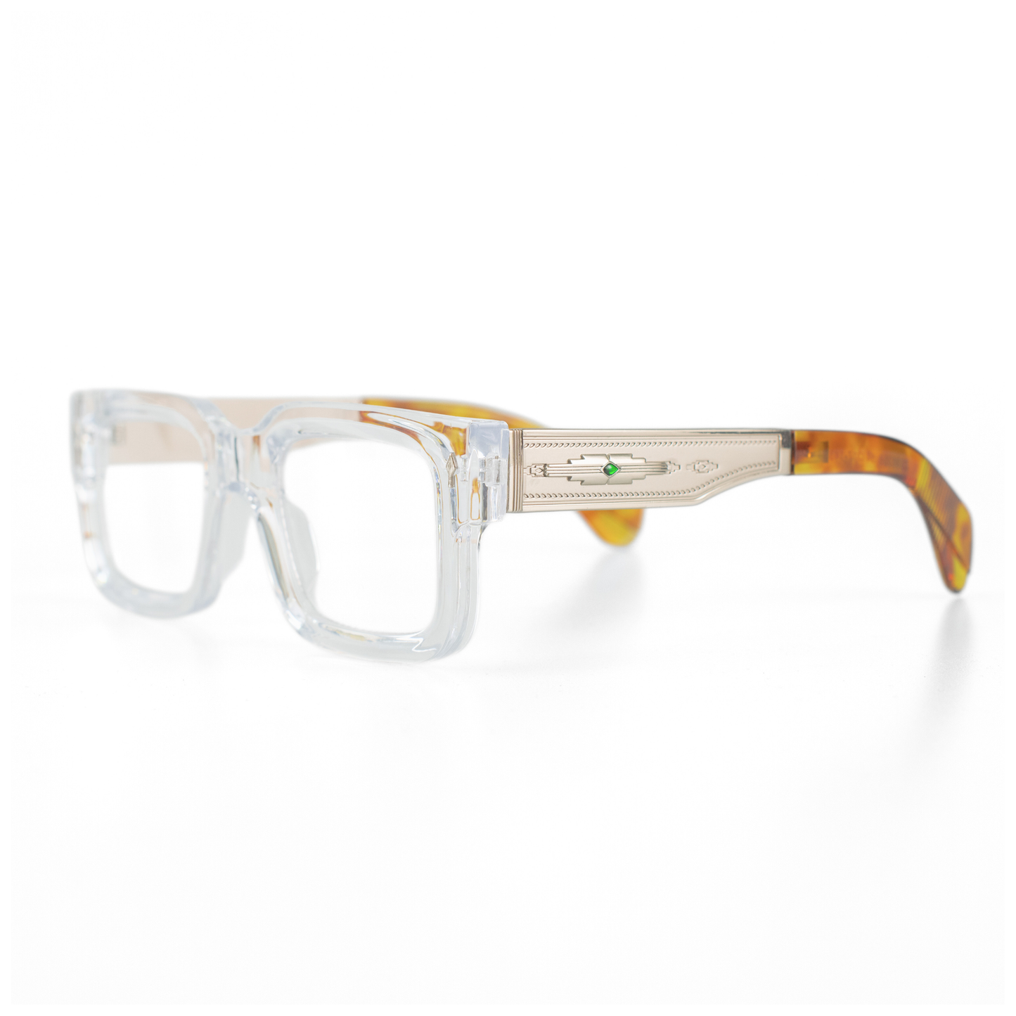 Crystal Ember Rectangular Optical Frame