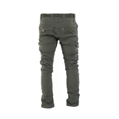 Men Bootcut Slim Flare Slant Pocket Cargo Pants.