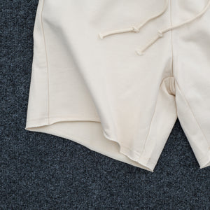 SMW Raw Hem Draw String Sweat Shorts