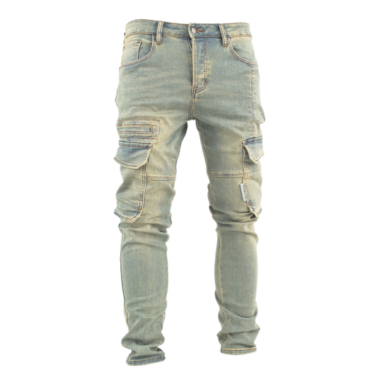 Sand Breeze Light Wash Cargo Jean SC5061