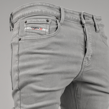 Ash Mist Slim Stretch Denim