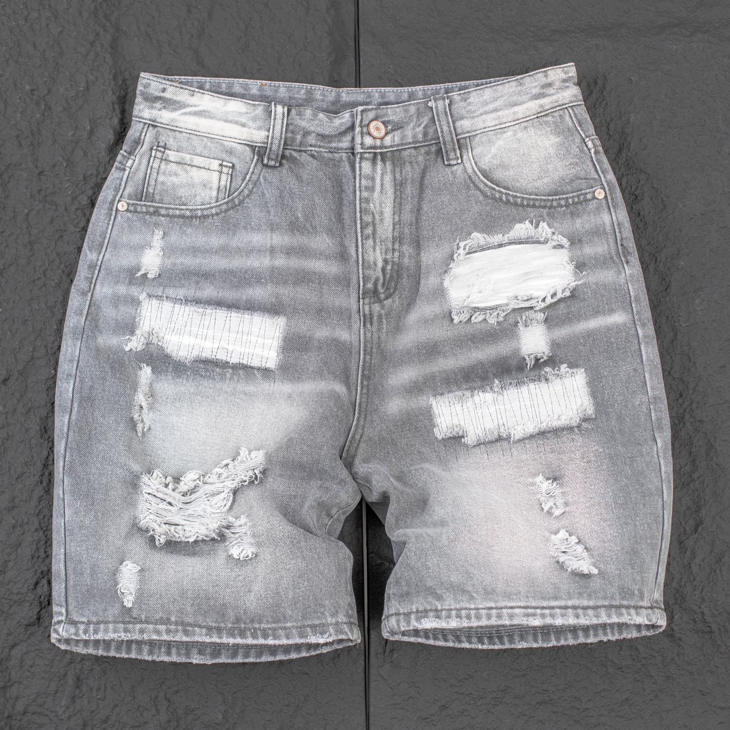 Urban Ash Distressed Denim Shorts 13928
