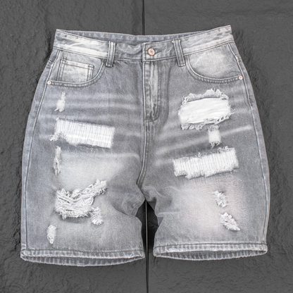 Urban Ash Distressed Denim Shorts 13928