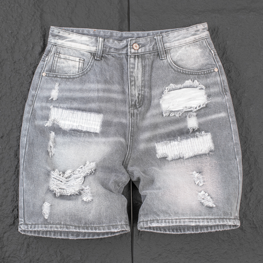 Urban Ash Distressed Denim Shorts 13928