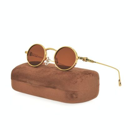 LOWKAL Heritage Round-Frame Sunglasses
