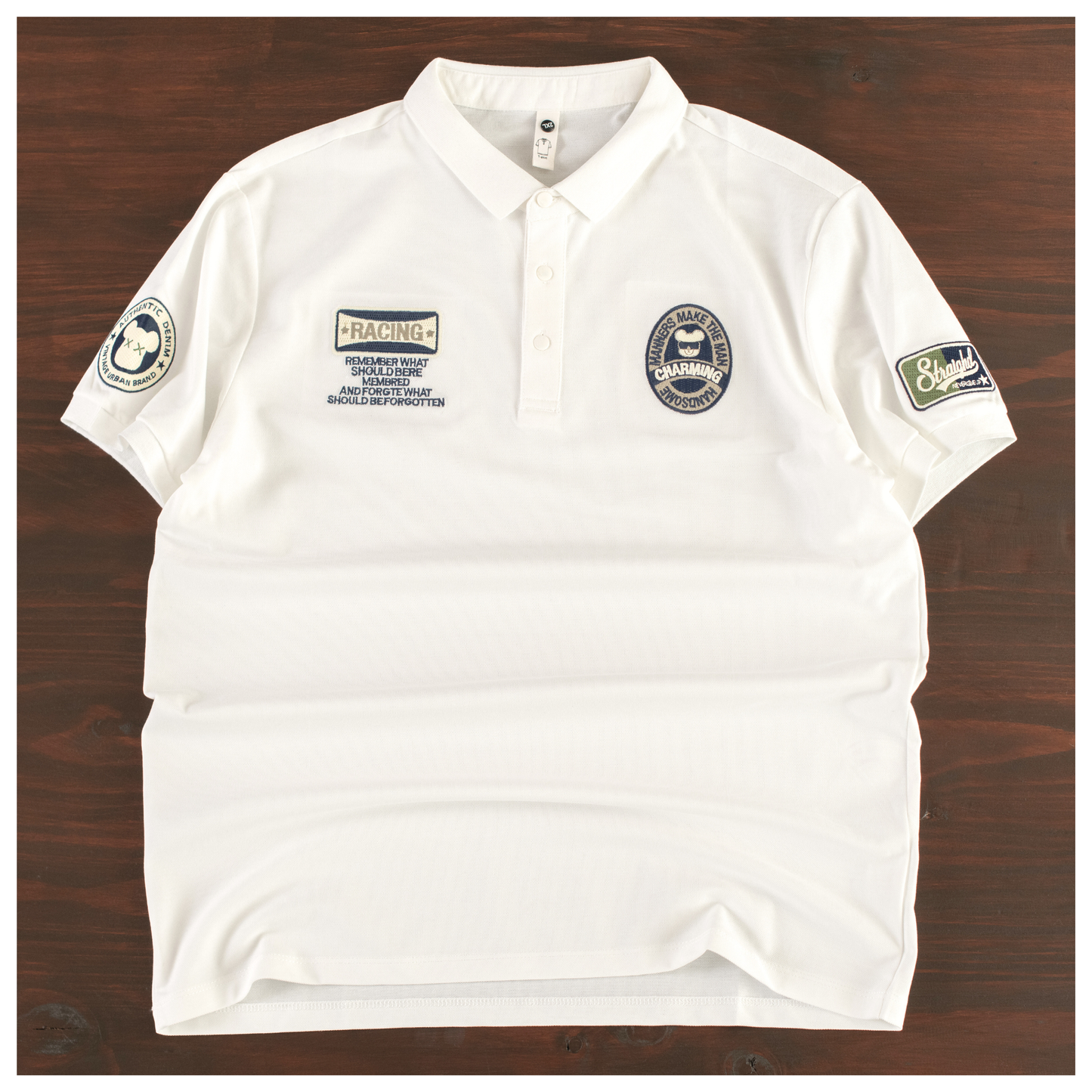 Heritage Racing Patch Polo Shirt