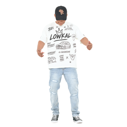 LOWKAL Glacier Distressed Denim 14170