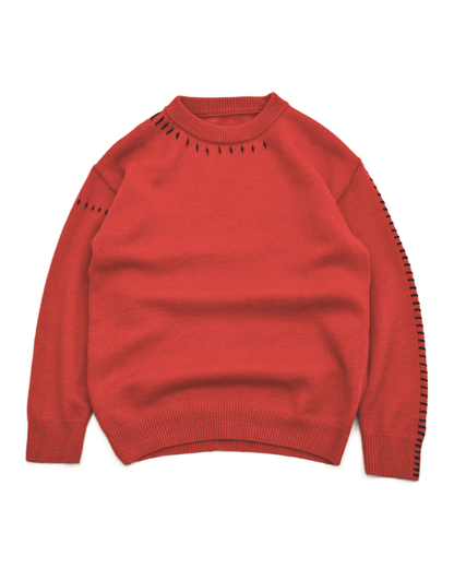 Threadline Stitch Knit Sweater