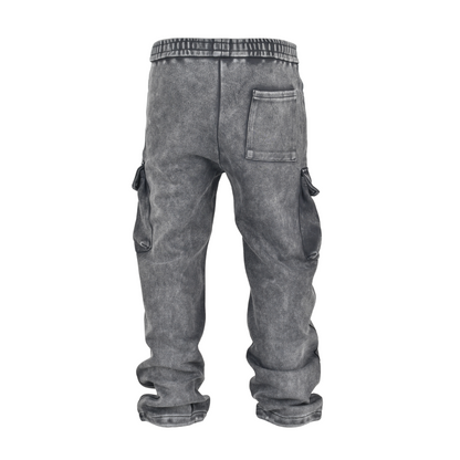 Ash Fade Cargo Jogger Pants