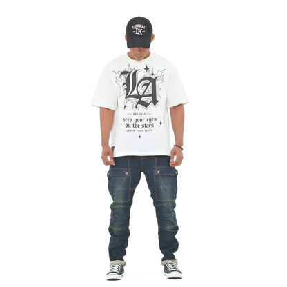 Utility Panel Cargo Denim Jeans – Dark Indigo