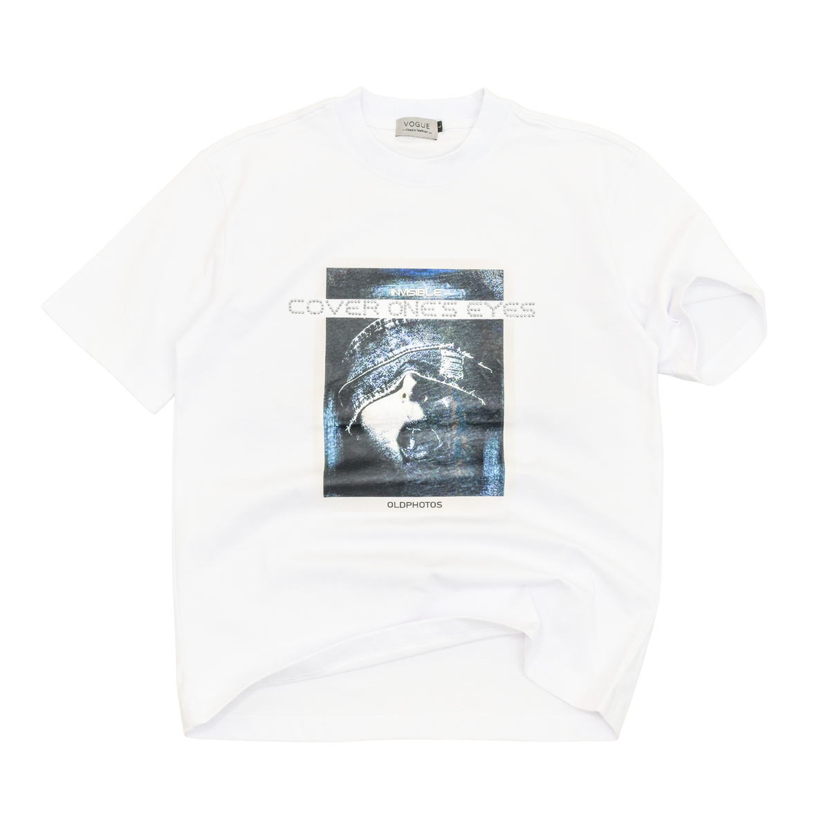 Hidden Vision Rhinestone Graphic T-Shirt